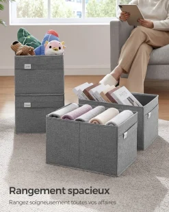 Best SONGMICS Boîte de rangement pour boules de Noël