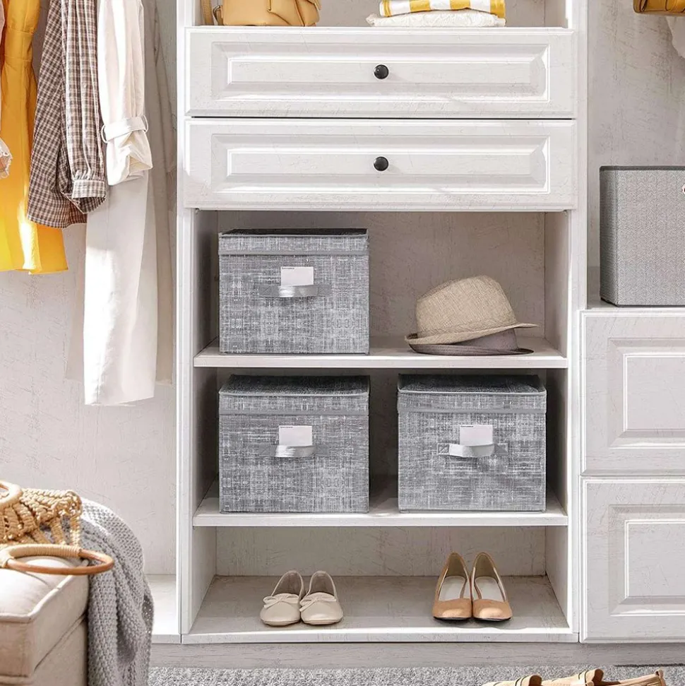 Online SONGMICS Boîte de Rangement pour Décorations de Noël Rouge Cerise