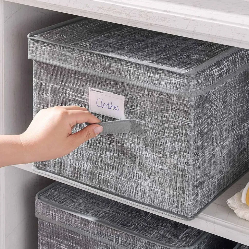 Online SONGMICS Boîte de Rangement pour Décorations de Noël Rouge Cerise