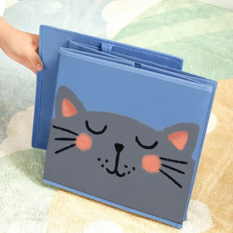 Store SONGMICS Boîte de Rangement pour Décorations de Noël Rouge Cerise