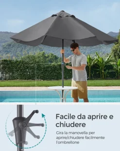 Shop SONGMICS Brise-vue 6 x 0,75 m anthracite Gris