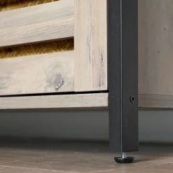 Clearance SONGMICS Buffet 2 portes grège