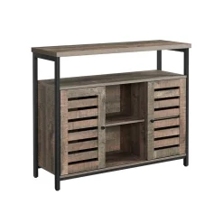 Clearance SONGMICS Buffet 2 portes grège