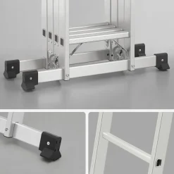 Discount SONGMICS Buffet haut cuisine 6 étagères de porte 40 x 76 x 182,1 cm blanc