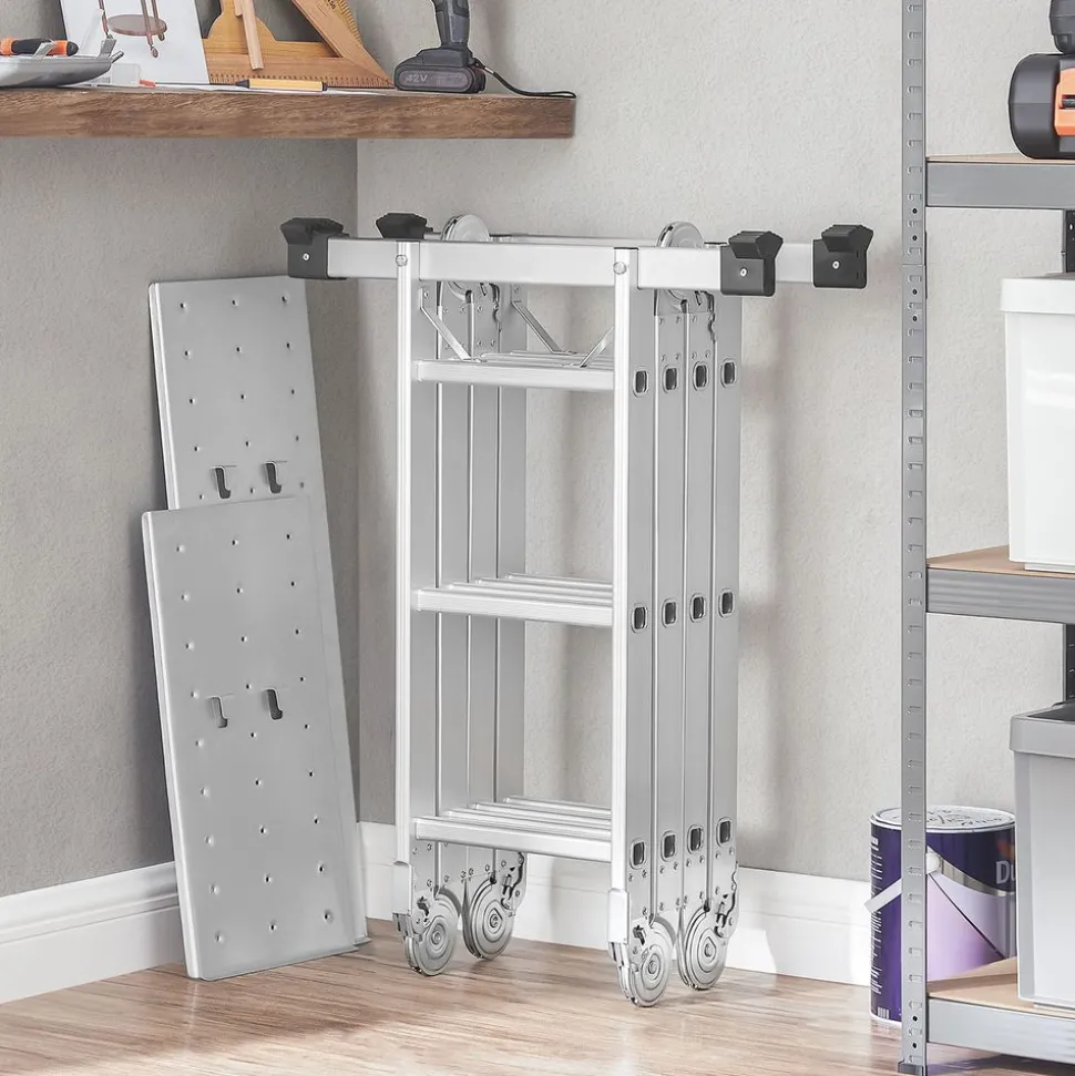 Discount SONGMICS Buffet haut cuisine 6 étagères de porte 40 x 76 x 182,1 cm blanc