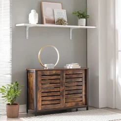 Flash Sale SONGMICS Buffet portes coulissantes Blanc