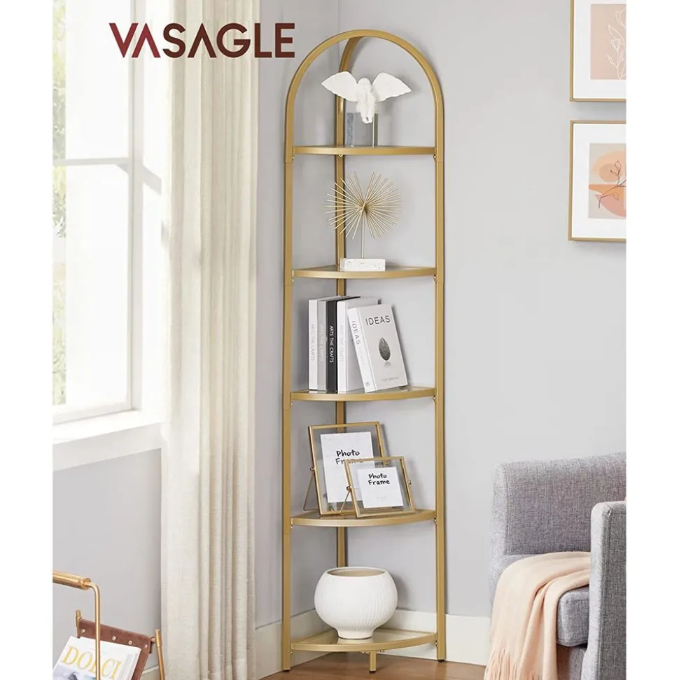 Shop SONGMICS Buffet style campagne blanc rustique et marron miel Blanc Rustique + Marron Miel