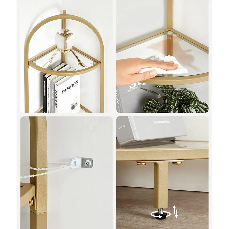 Shop SONGMICS Buffet style campagne blanc rustique et marron miel Blanc Rustique + Marron Miel