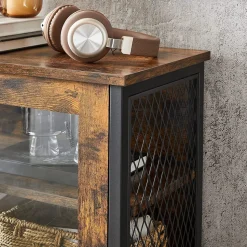 Sale SONGMICS Buffet vitrine industriel