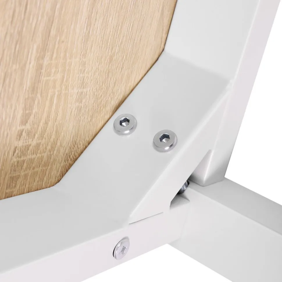 Online SONGMICS Bureau 120 cm boisé blanc