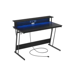 Outlet SONGMICS Bureau 100 cm grège