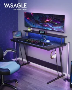 Outlet SONGMICS Bureau 100 cm grège