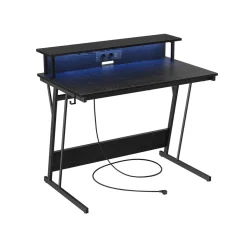Outlet SONGMICS Bureau 100 cm grège