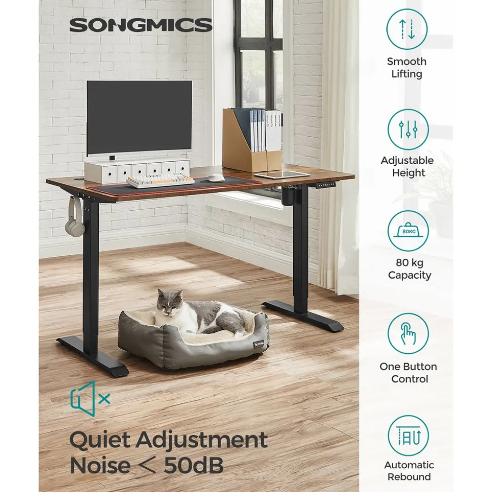 Flash Sale SONGMICS Bureau 100 cm industriel