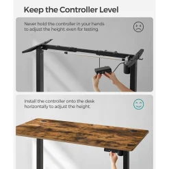 Flash Sale SONGMICS Bureau 100 cm industriel