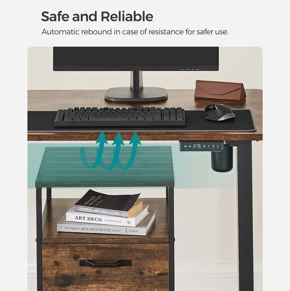 Flash Sale SONGMICS Bureau 100 cm industriel