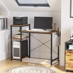 Cheap SONGMICS Bureau 120 cm industriel Blanc