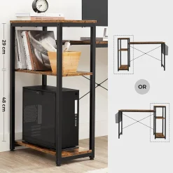 Cheap SONGMICS Bureau 120 cm industriel Blanc