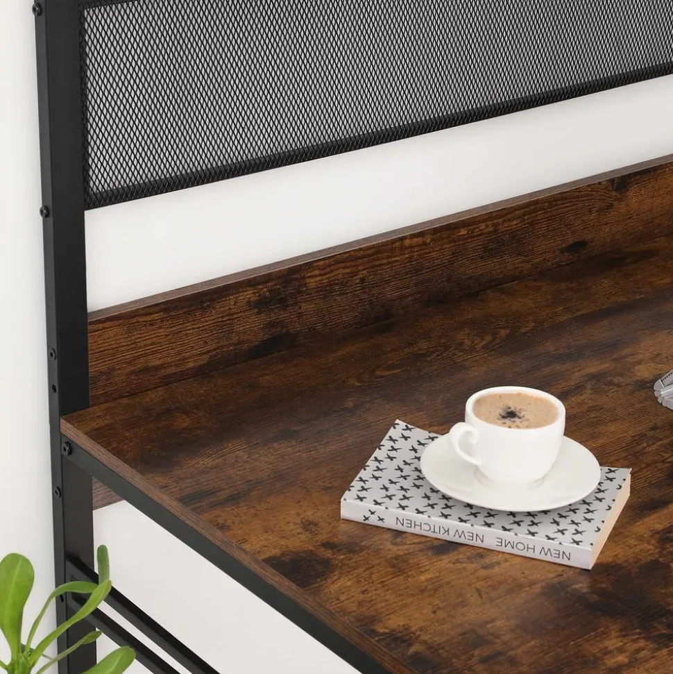 Cheap SONGMICS Bureau 120 cm industriel Blanc