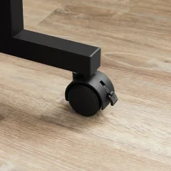 Hot SONGMICS Bureau 118 cm industriel Blanc