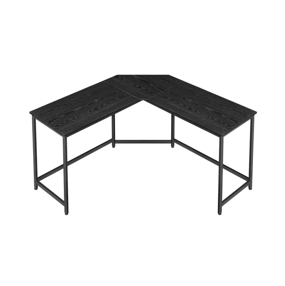 Outlet SONGMICS Bureau 85 cm industriel Marron rustique