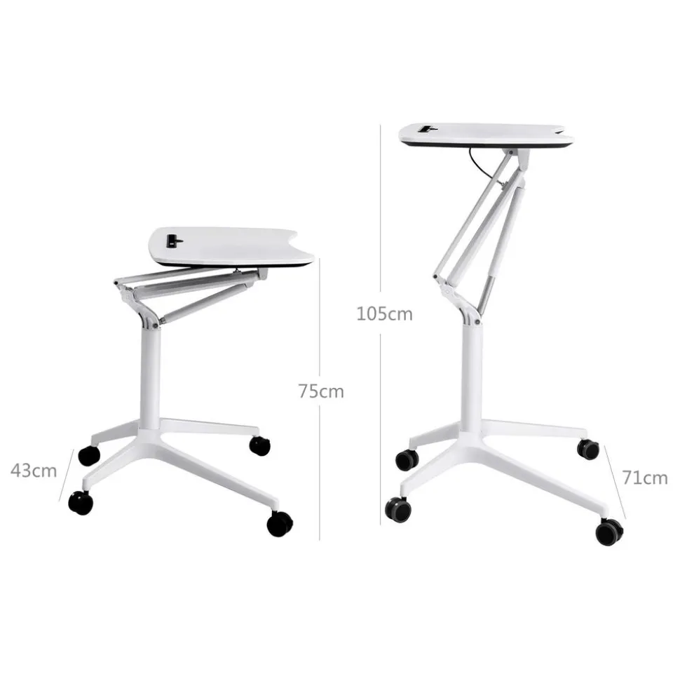 Cheap SONGMICS Bureau 80 cm industriel Noir