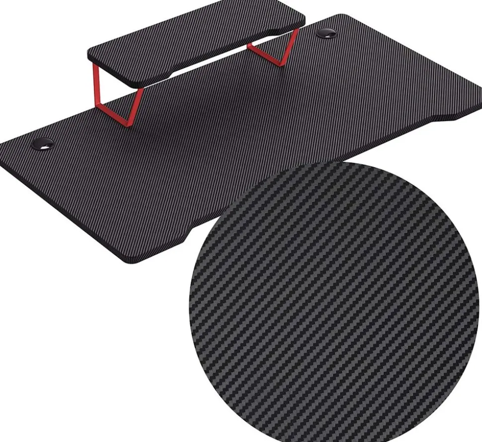 Outlet SONGMICS Bureau 110 cm industriel Noir