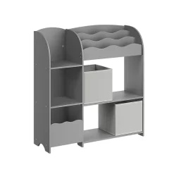 New SONGMICS Bureau 100 cm industriel Marron Rustique