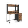 New SONGMICS Bureau 100 cm industriel
