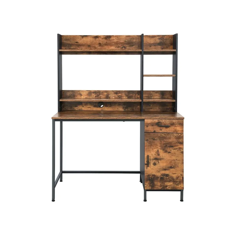 New SONGMICS Bureau 100 cm industriel