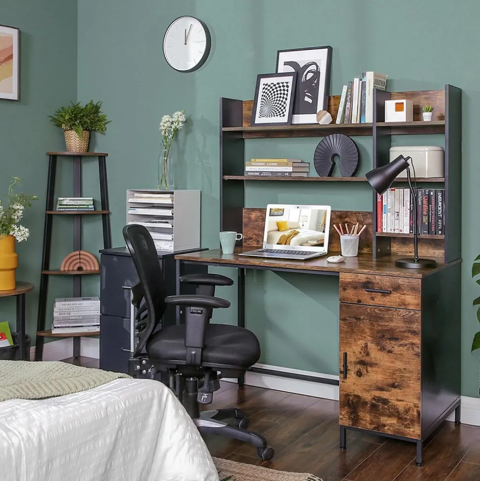 New SONGMICS Bureau 100 cm industriel