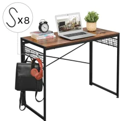 Hot SONGMICS Bureau 100 cm industriel