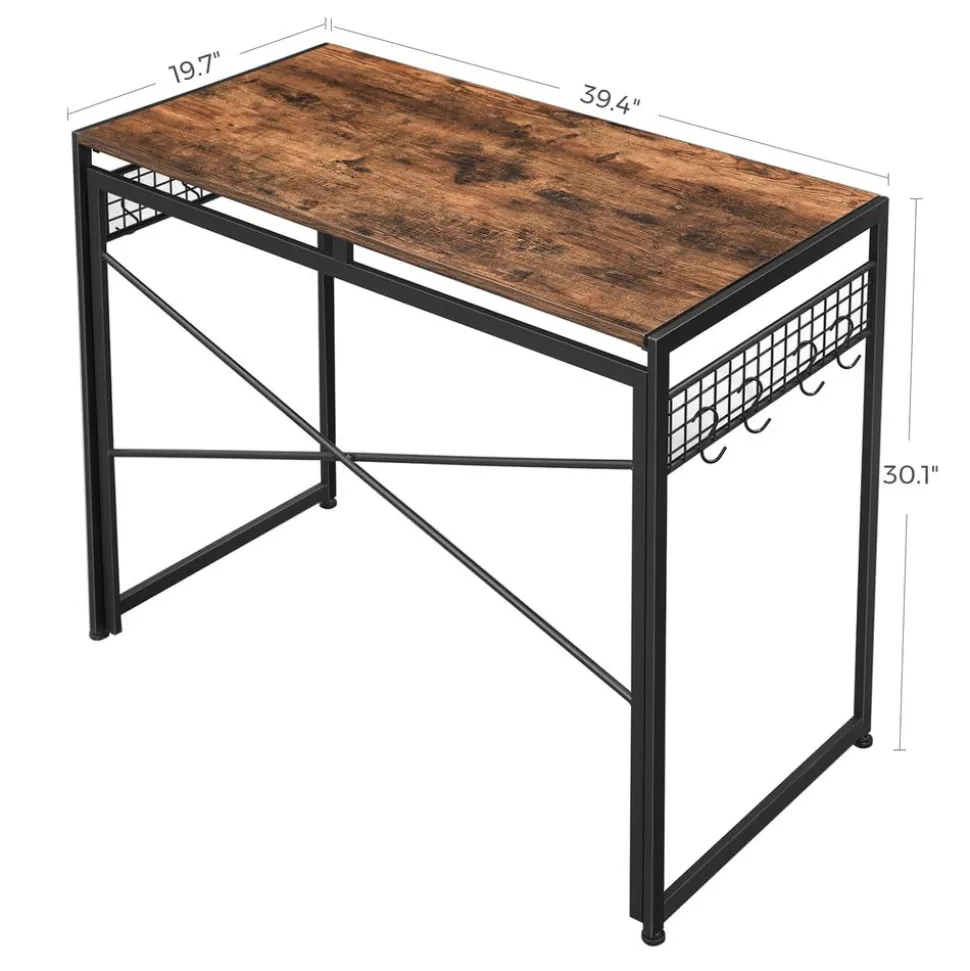 Hot SONGMICS Bureau 100 cm industriel