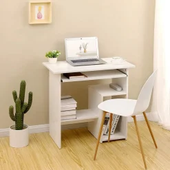 Sale SONGMICS Bureau 140 cm industriel Marron Rustique + Noir