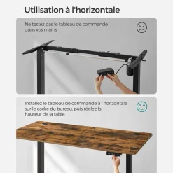 Flash Sale SONGMICS Bureau Assis-Debout Électrique