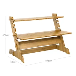 Best Sale SONGMICS Bureau d'angle industriel