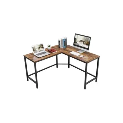 Cheap SONGMICS Bureau d'angle industriel