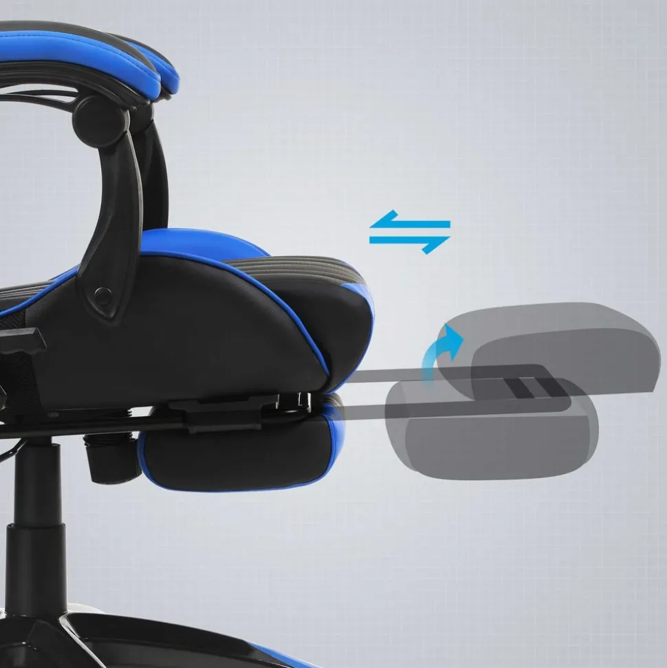 Hot SONGMICS Bureau debout noir Blanc