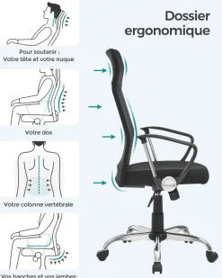 Discount SONGMICS Bureau en L avec multiprise avec rehausseur d’écran noir boisé