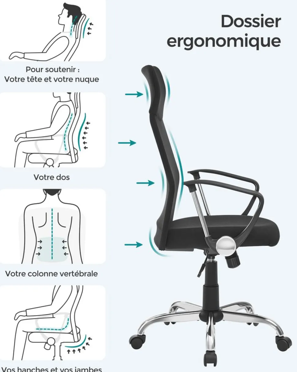 Discount SONGMICS Bureau en L avec multiprise avec rehausseur d’écran noir boisé