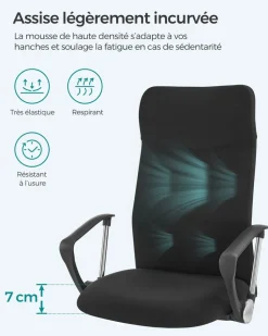 Discount SONGMICS Bureau en L avec multiprise avec rehausseur d’écran noir boisé