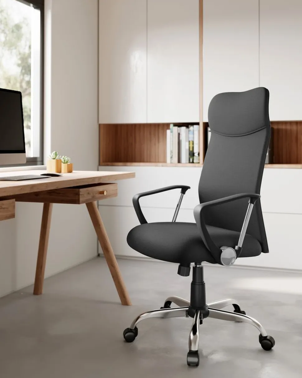 Discount SONGMICS Bureau en L avec multiprise avec rehausseur d’écran noir boisé