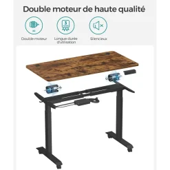 Clearance SONGMICS Bureau en L grège