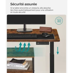 Clearance SONGMICS Bureau en L grège