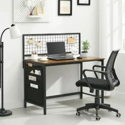 Outlet SONGMICS Bureau gaming 116 cm Noir