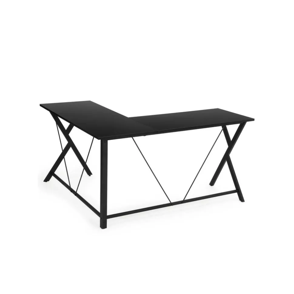 Cheap SONGMICS Bureau informatique d'angle beige