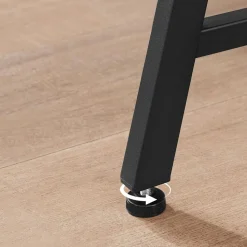 Fashion SONGMICS Bureau informatique en L blanc