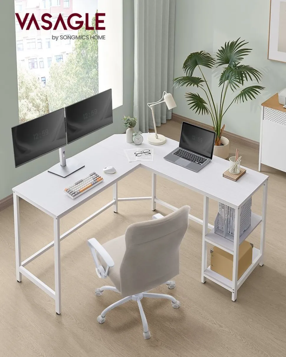 Clearance SONGMICS Bureau électrique 120 cm industriel