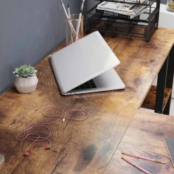 Clearance SONGMICS Bureau électrique 140 cm industriel