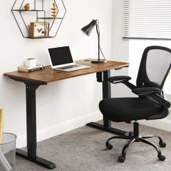Cheap SONGMICS Bureau électrique 140 cm industriel